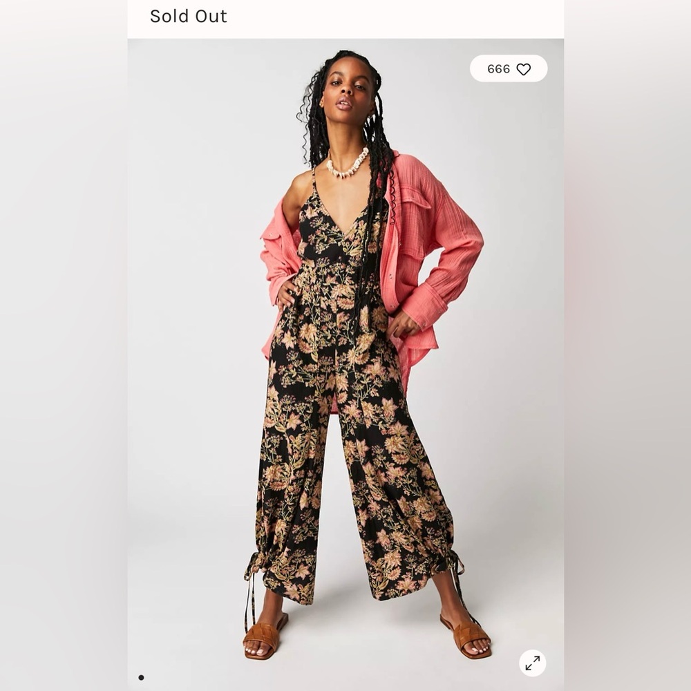 Free People Standout Printed One-Piece XS